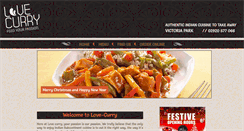 Desktop Screenshot of love-curry.com