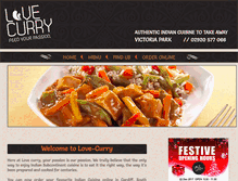 Tablet Screenshot of love-curry.com